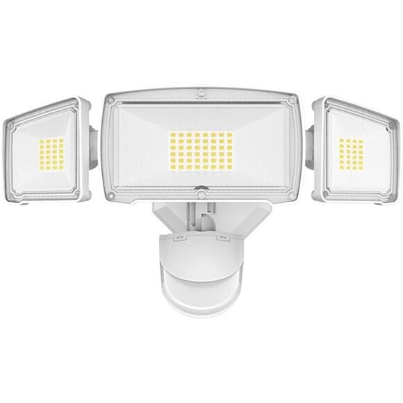 LED Security Motion Sensor Outdoor Lights,3 Head Motion Detection Outdoor Lights - Picture 7 of 7